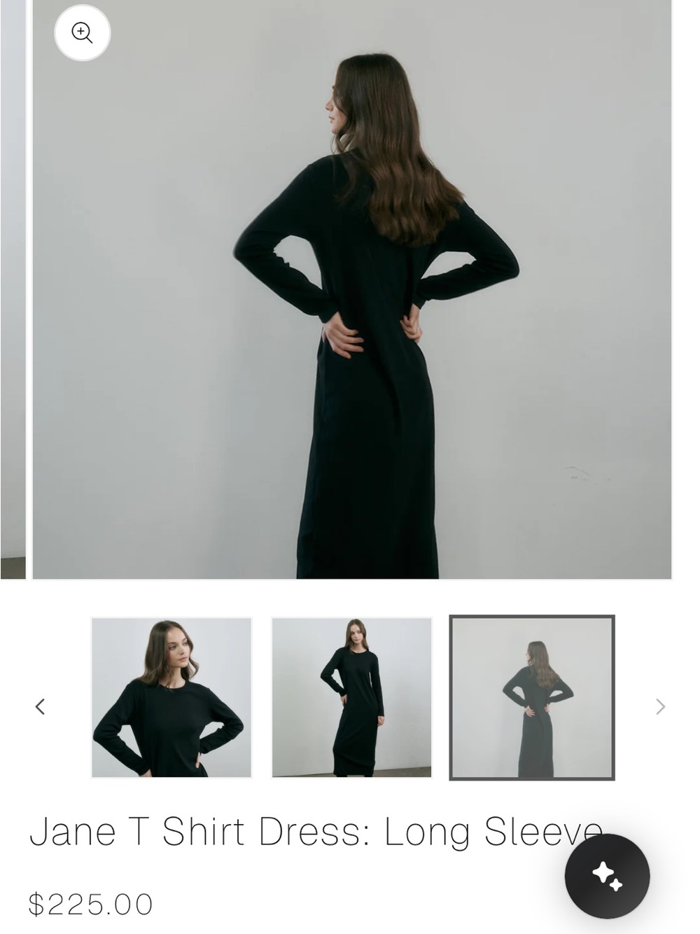 Jane Tshirt Dress: Long Sleeve